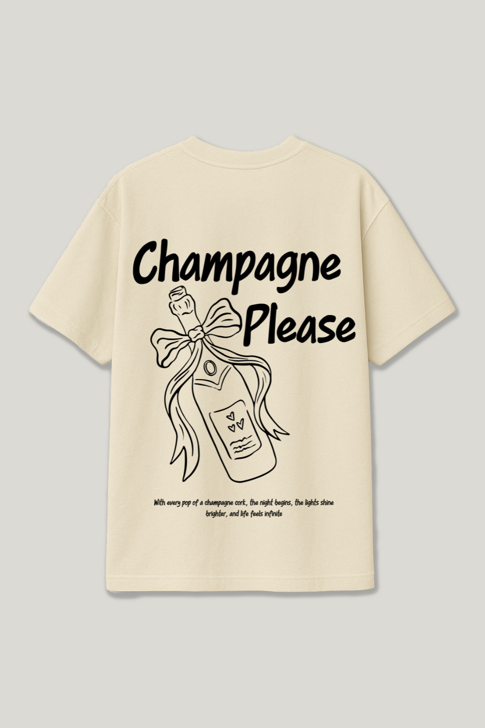 Champagne Please Regular Shirt