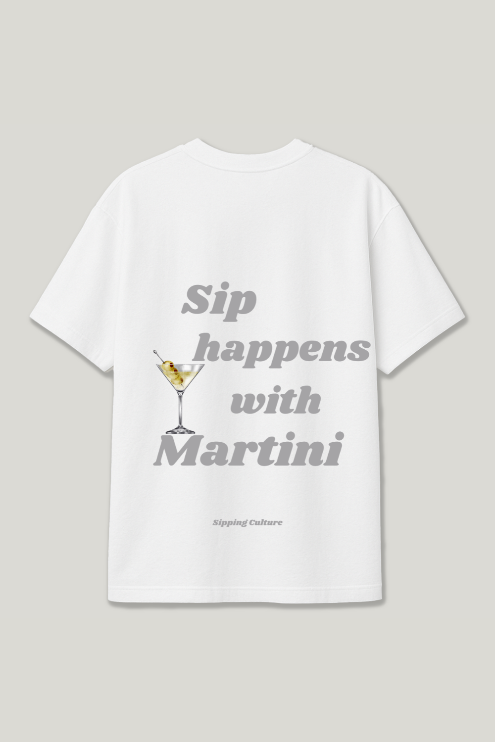 Sip happens with Martini Regular Shirt