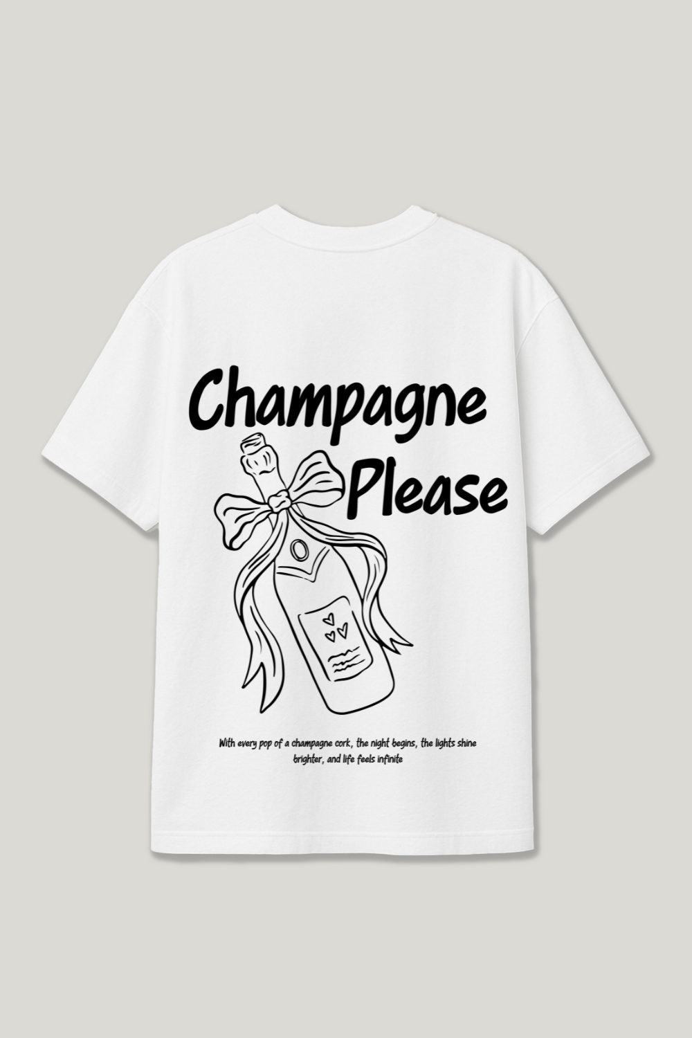 Champagne Please Regular Shirt