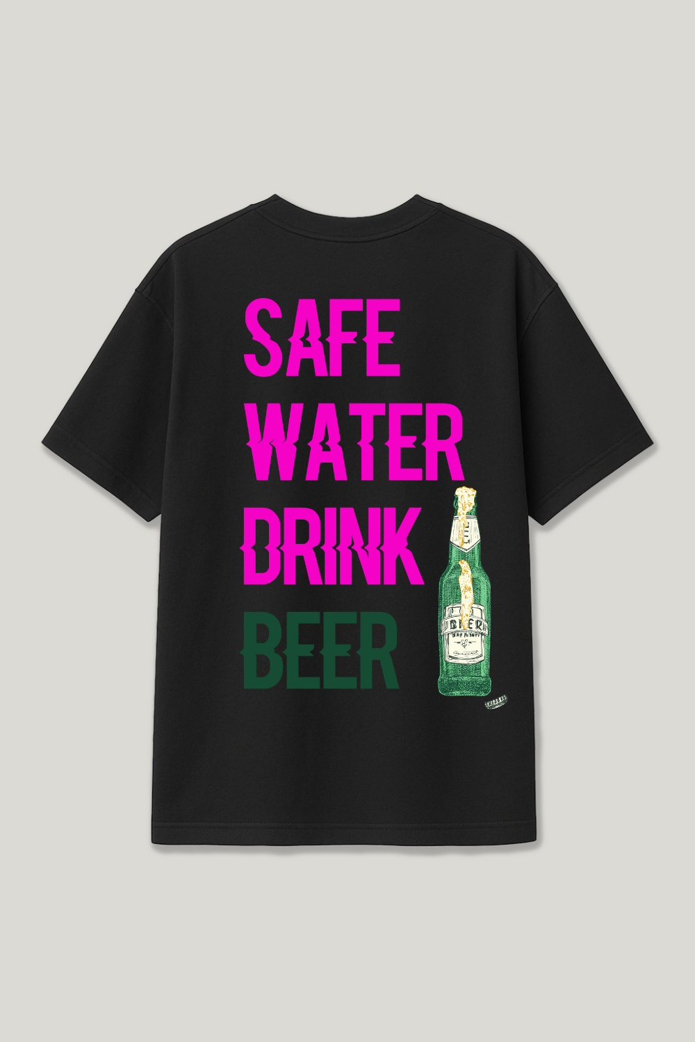 Safe Water Drink Beer Regular Shirt