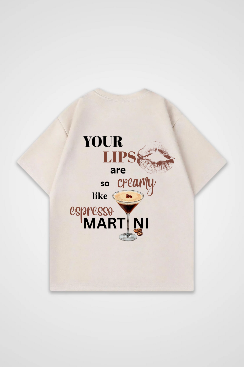 Creamy Lips Oversized Shirt