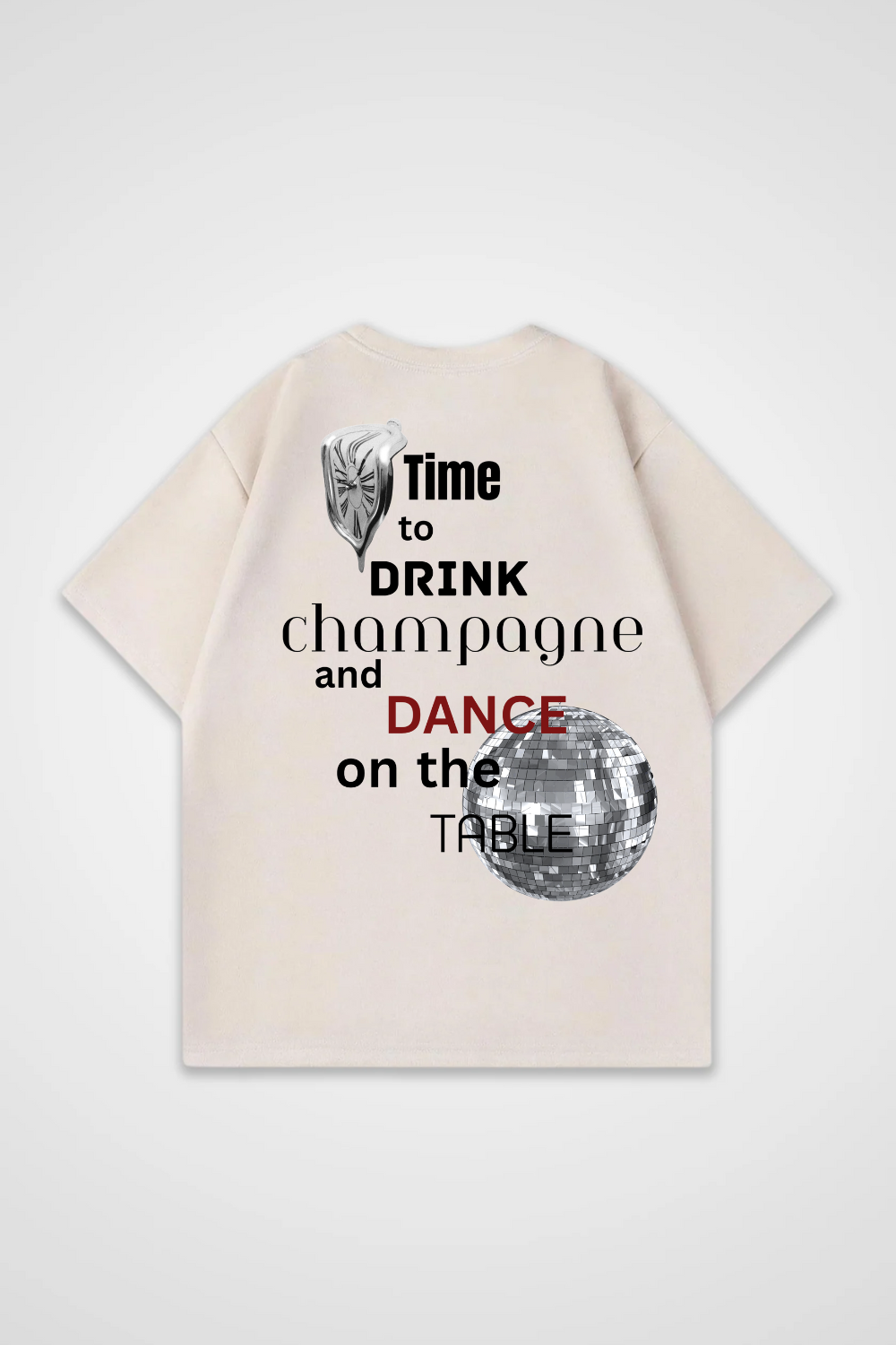 Time to drink Champagne Oversized Shirt
