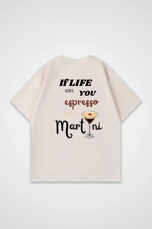 Add Martini Oversized Shirt