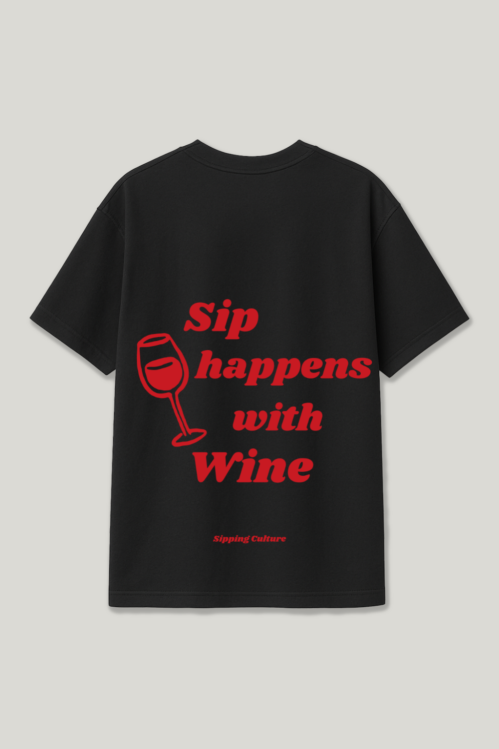 Sip happens with Wine Regular Shirt