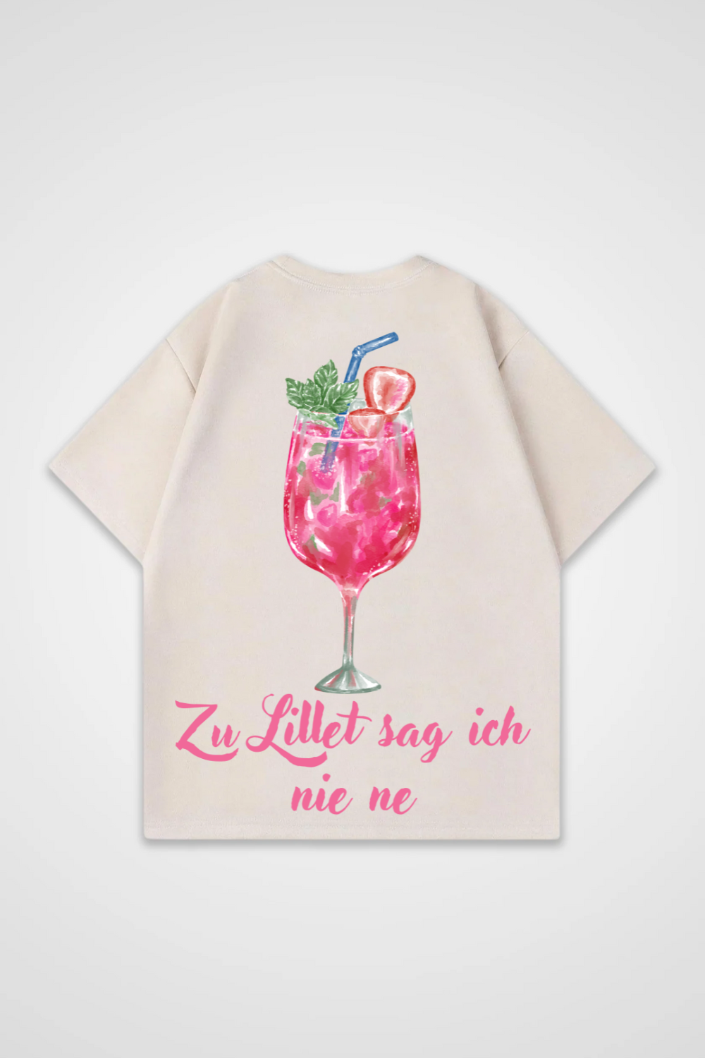 Zu Lillet sag ich nie ne Oversized Shirt