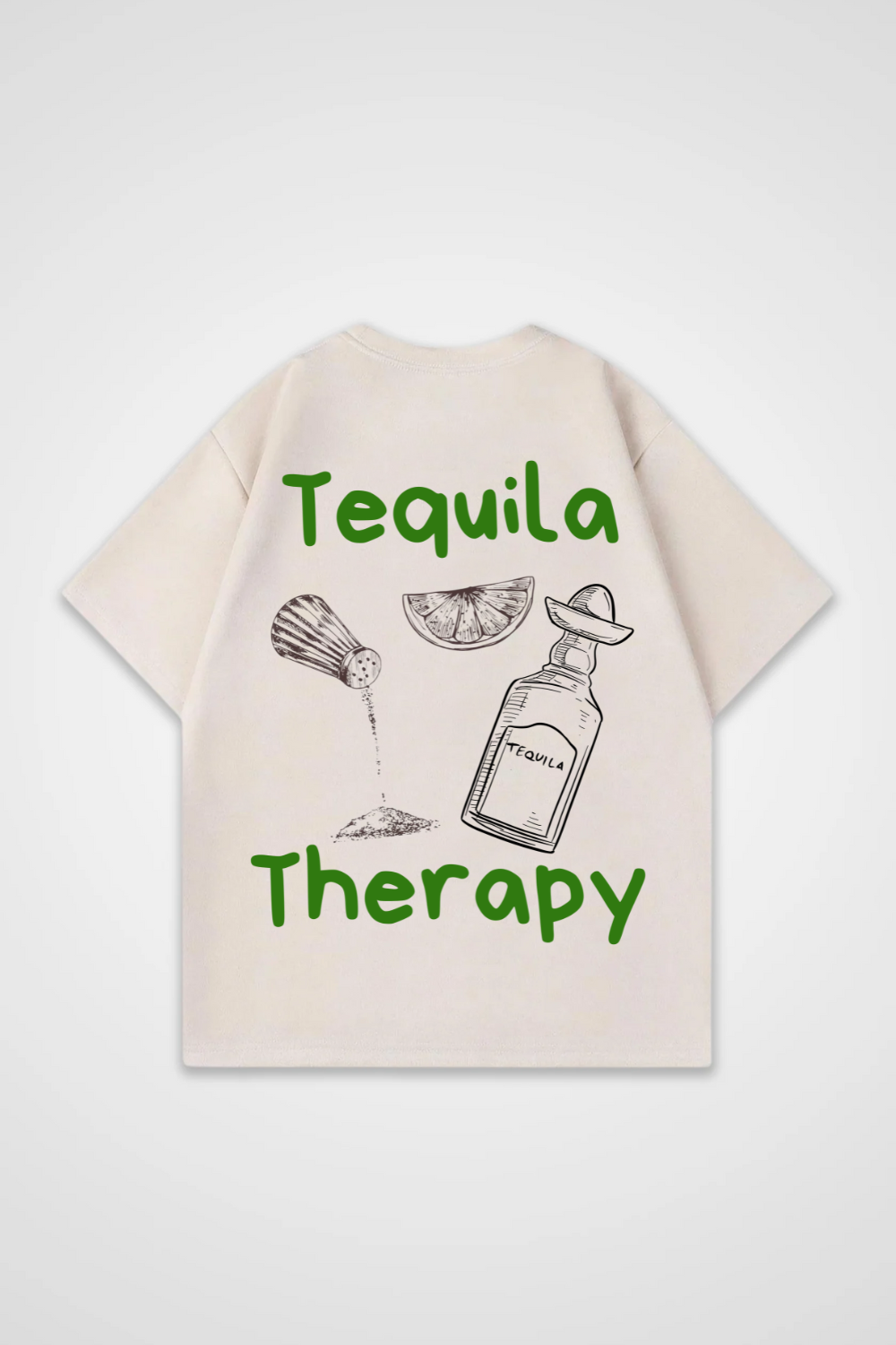 Tequila Therapy Oversized Shirt