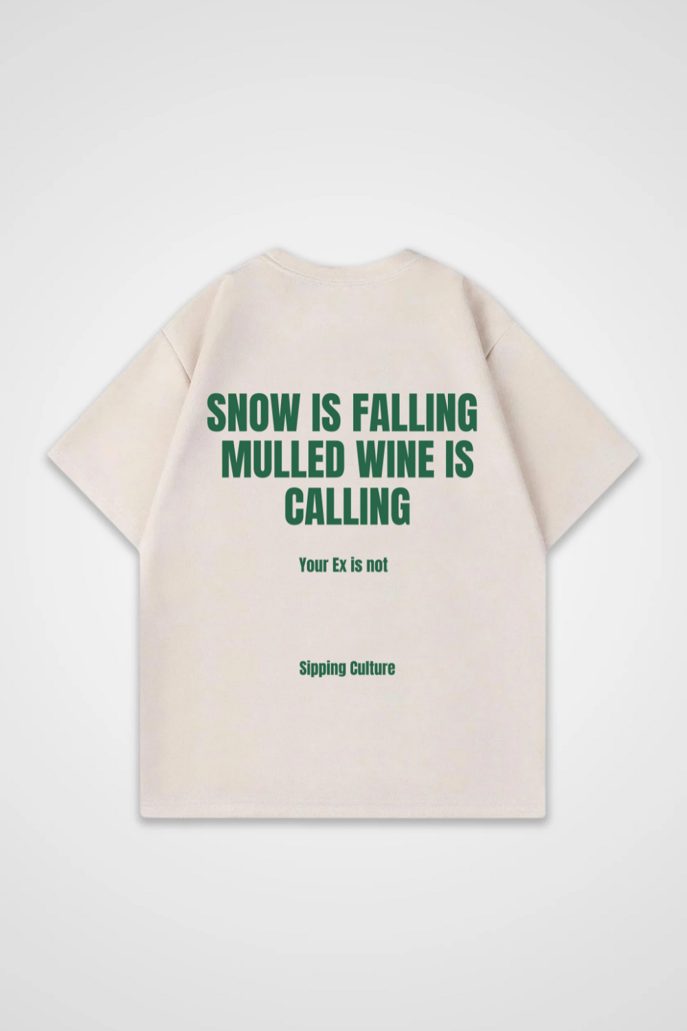 Snow is Falling Oversized Shirt
