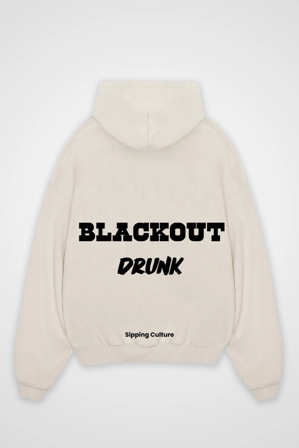 Blackout Drunk Oversized Hoodie