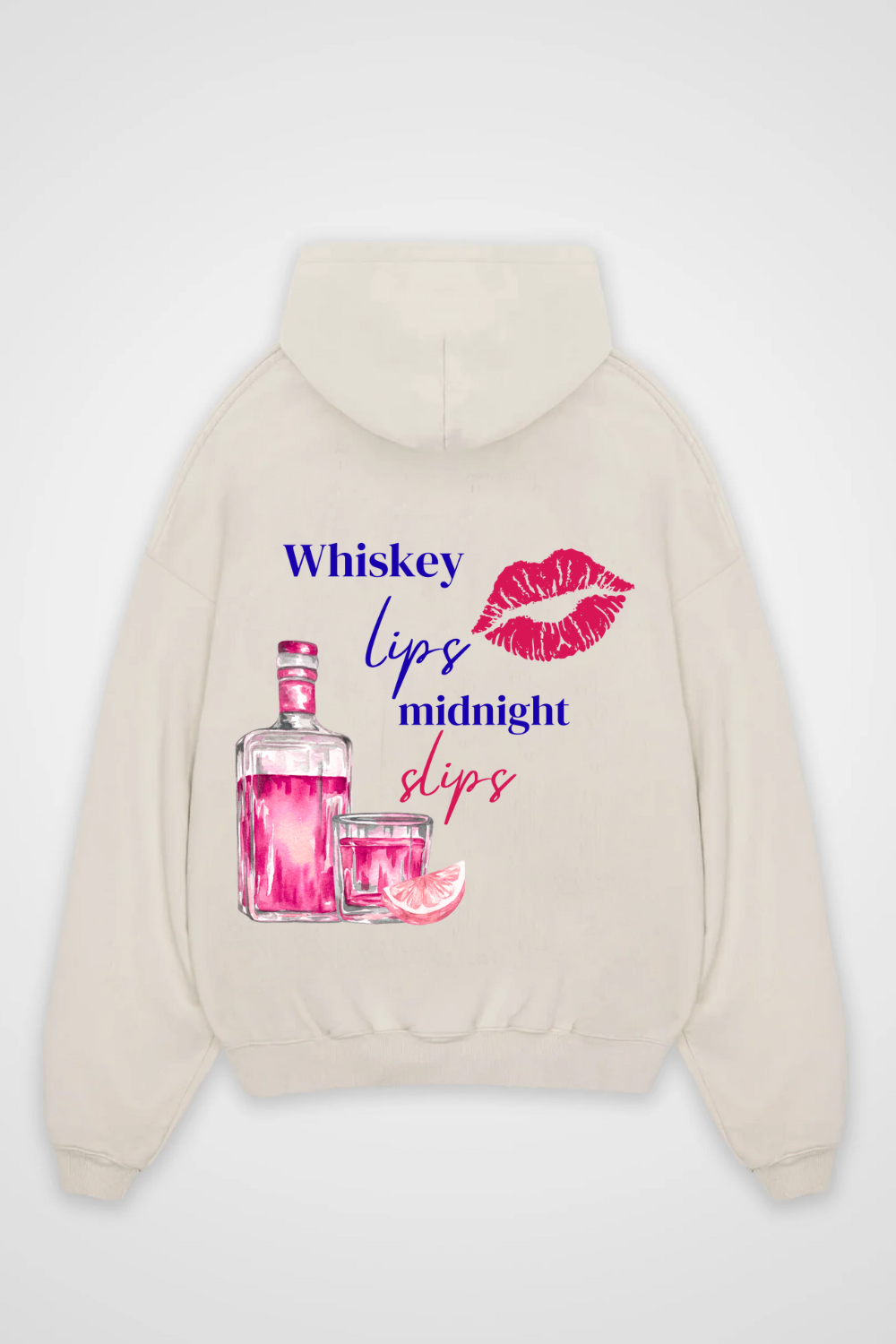Whiskey Lips Oversized Hoodie