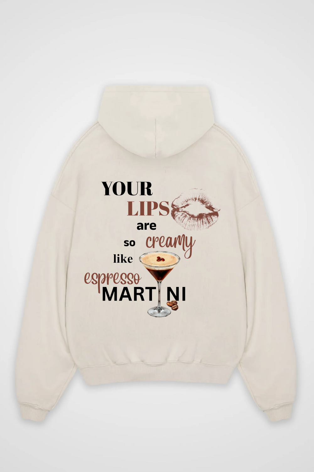 Creamy Lips Oversized Hoodie