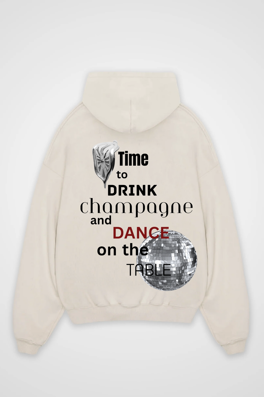 Time to drink Champagne Oversized Hoodie