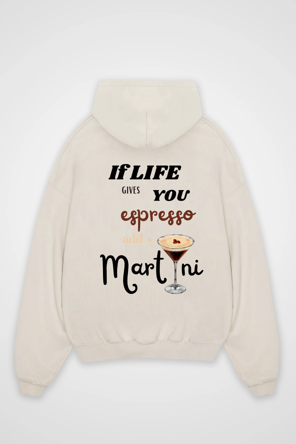 Add Martini Oversized Hoodie