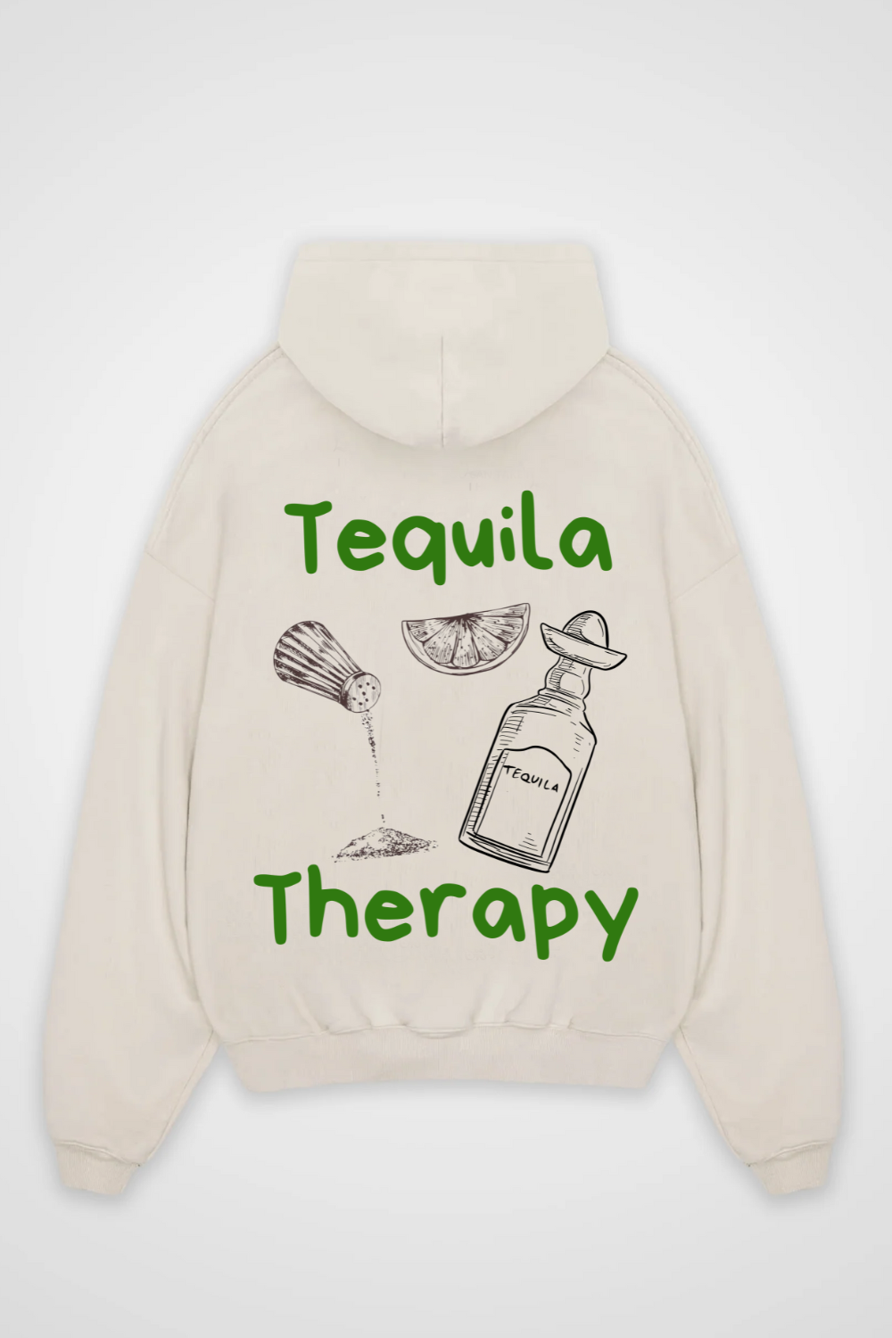 Tequila Therapy Oversized Hoodie