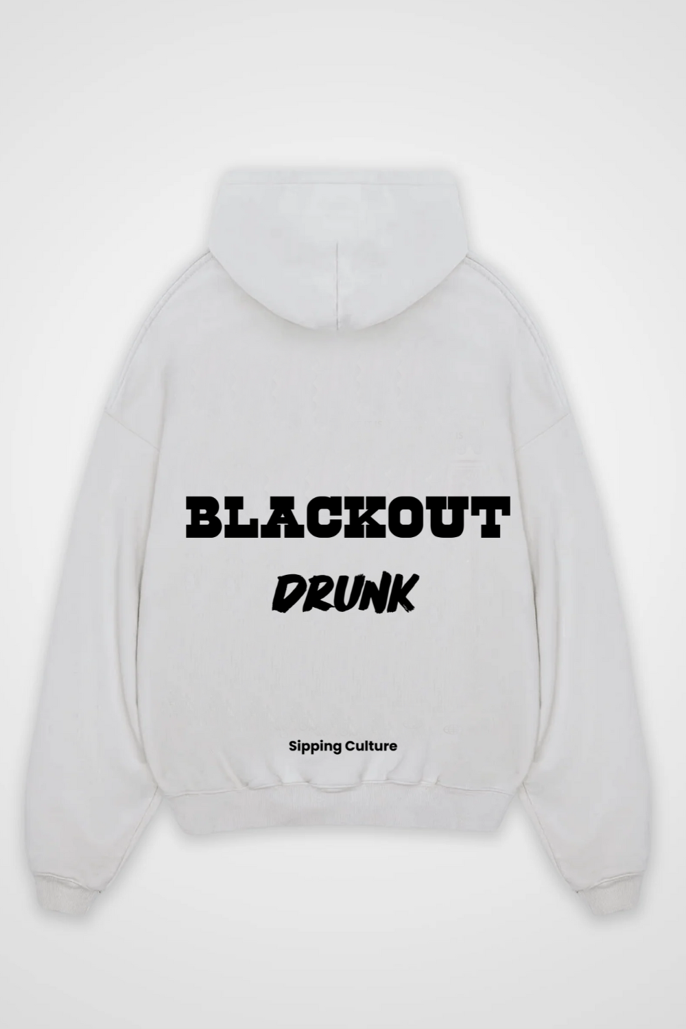 Blackout Drunk Oversized Hoodie