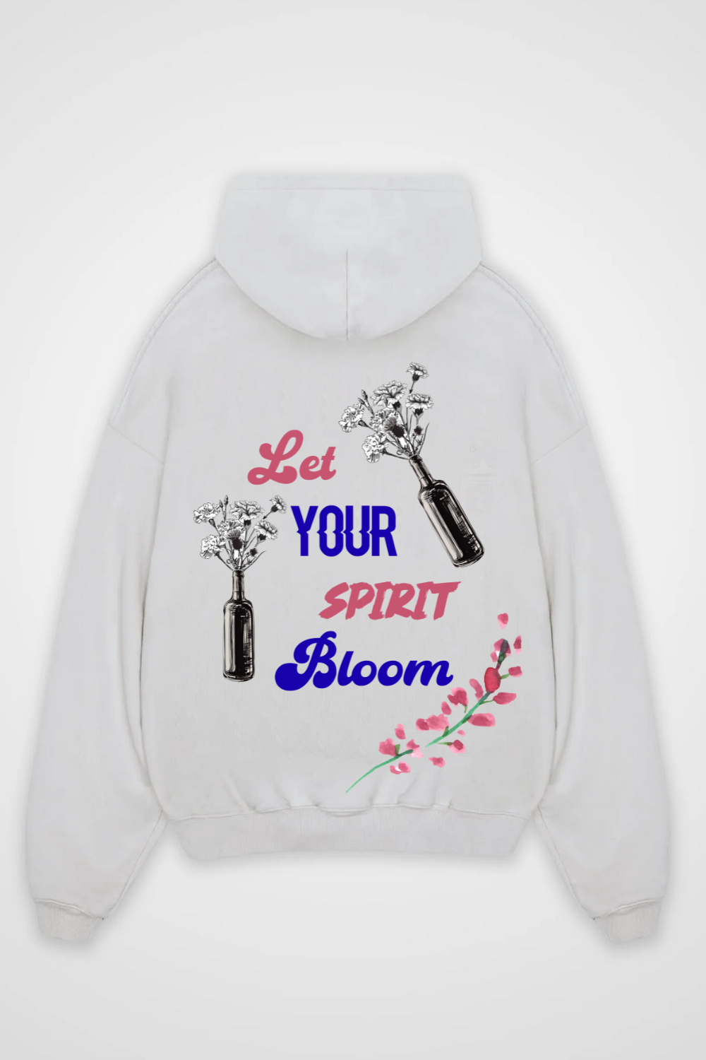 Let your Spirit Bloom Oversized Hoodie