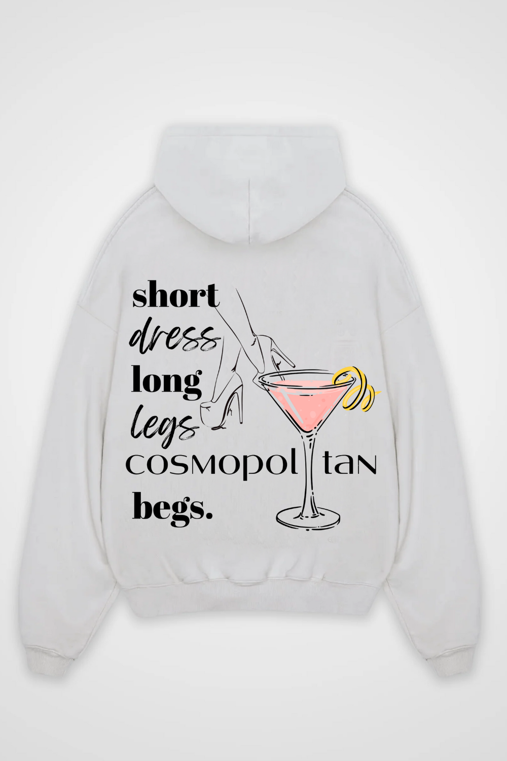 Cosmopolitan Begs Oversized Hoodie