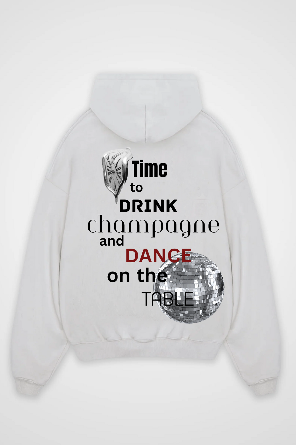 Time to drink Champagne Oversized Hoodie