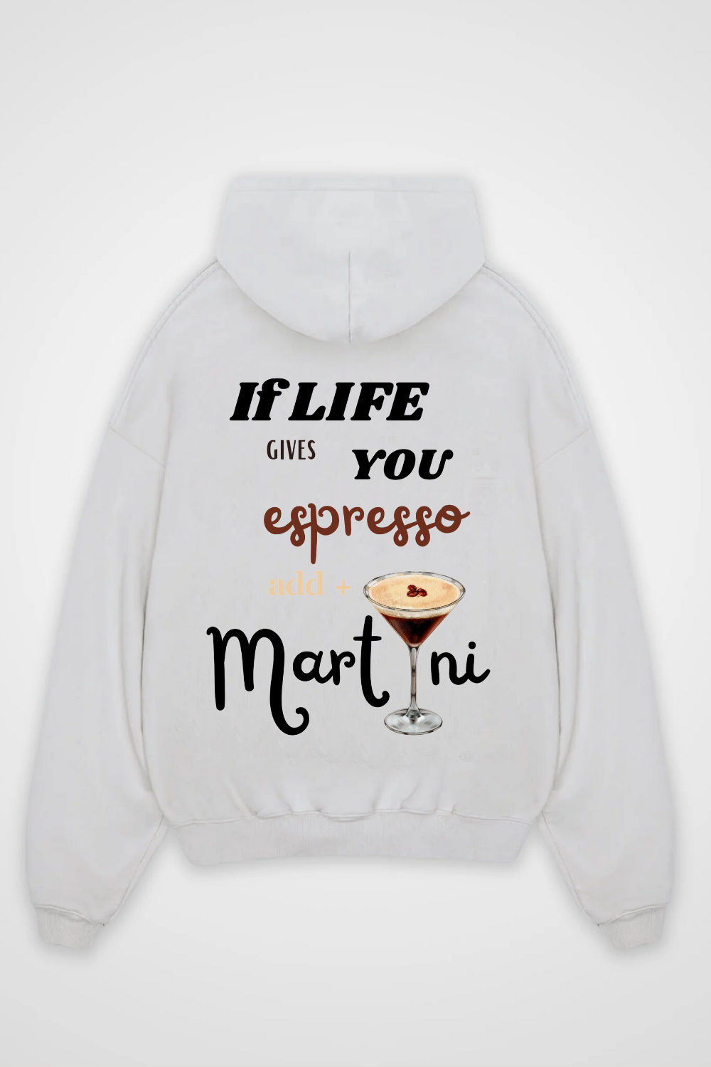 Add Martini Oversized Hoodie