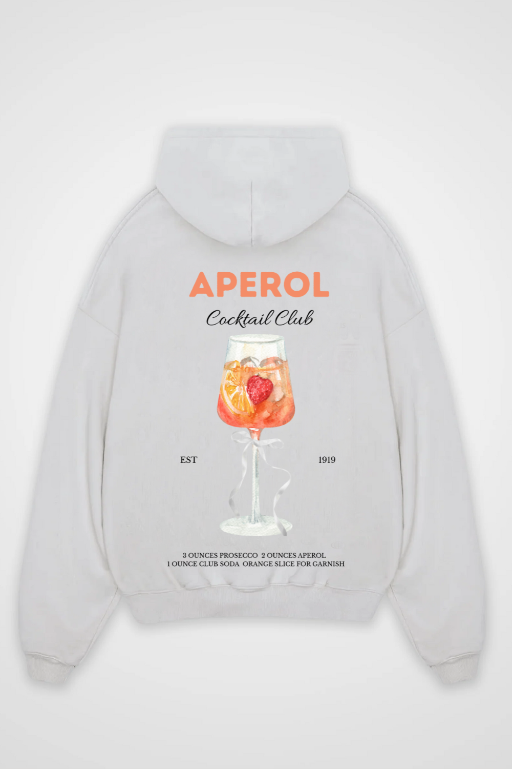 Aperol Cocktail Club Oversized Hoodie
