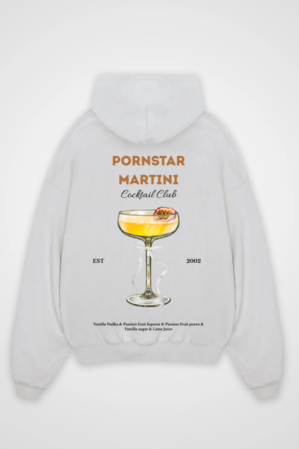 Pornstar Martini Cocktail Club Oversized Hoodie