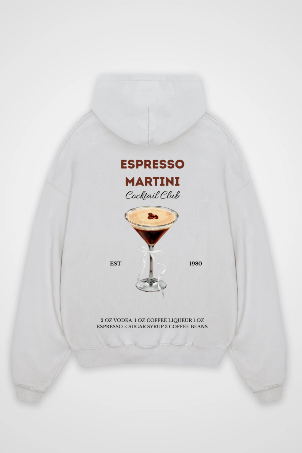 Espresso Martini Cocktail Club Oversized Hoodie