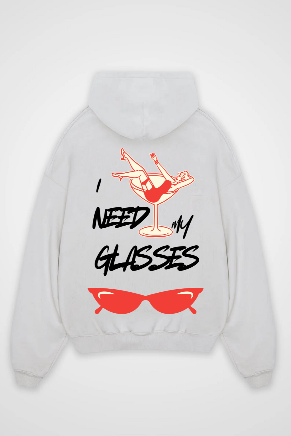 I need my Glasses Oversized Hoodie
