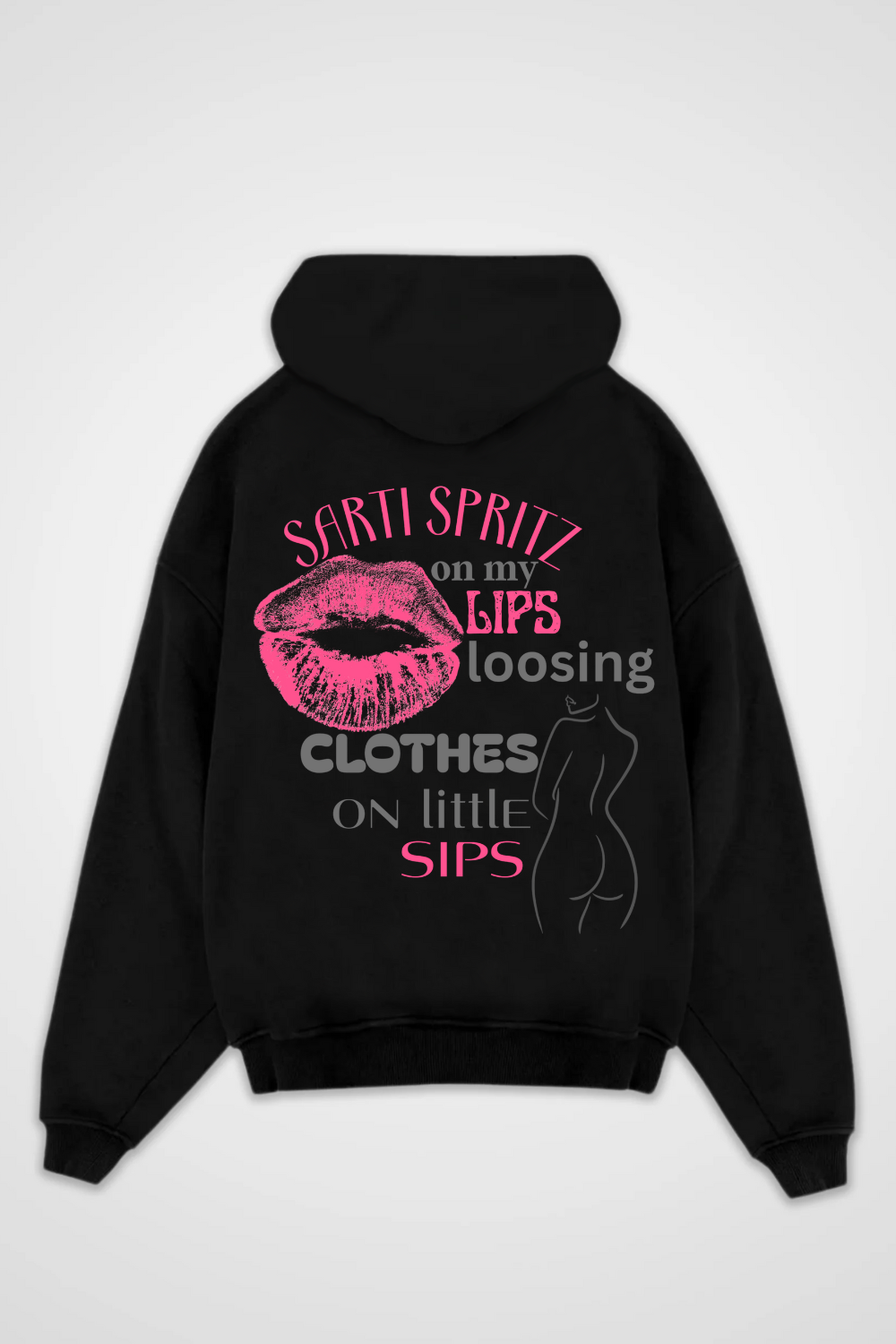 Sarti Spritz on my Lips Oversized Hoodie