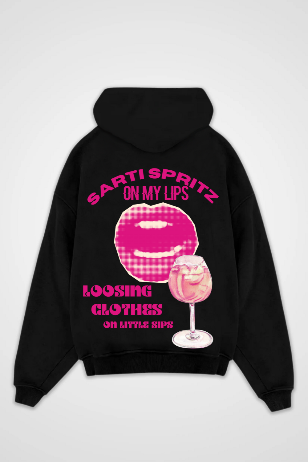 Sarti on my Lips Version 2 Oversized Hoodie