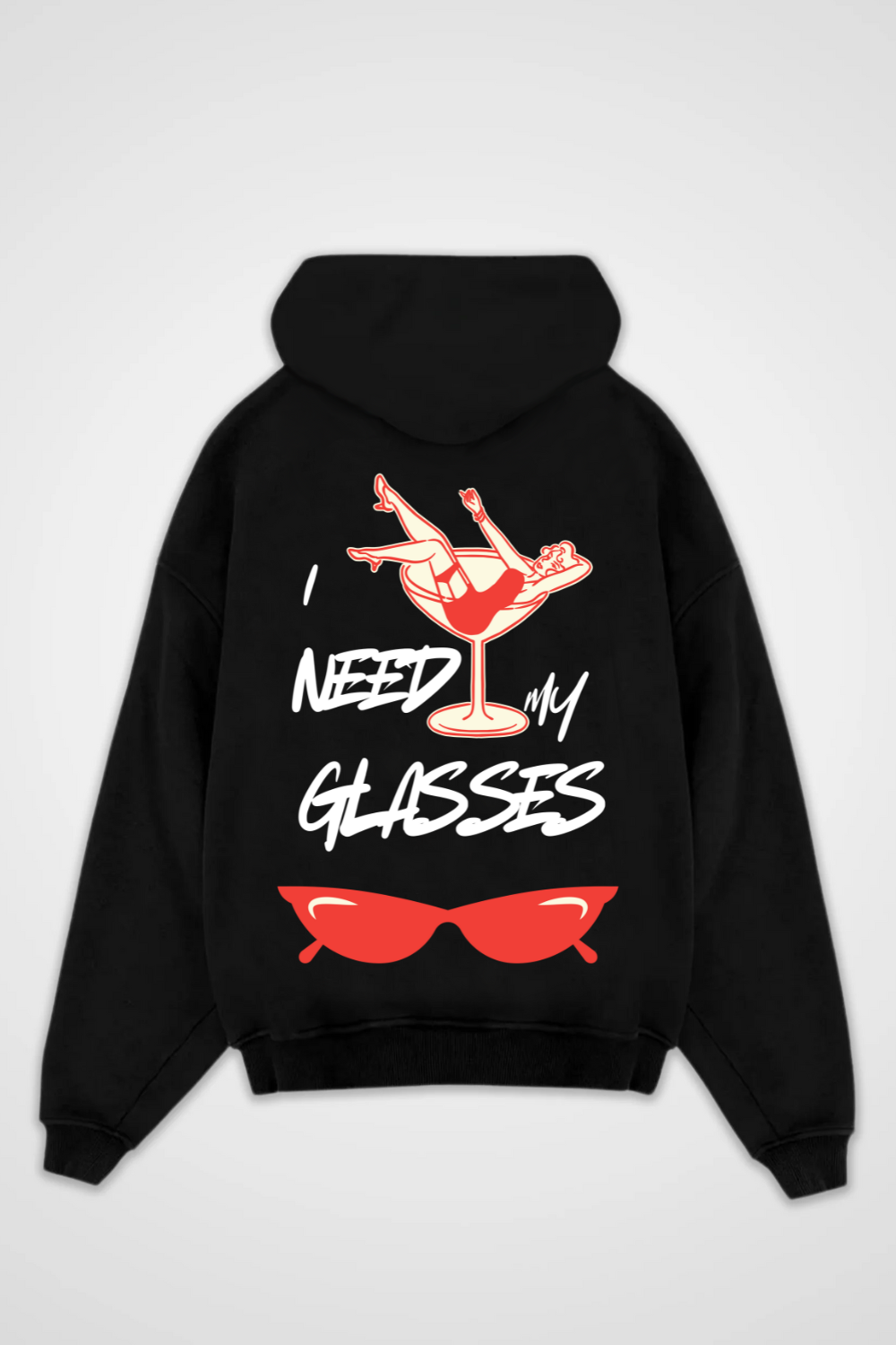 I need my Glasses Oversized Hoodie
