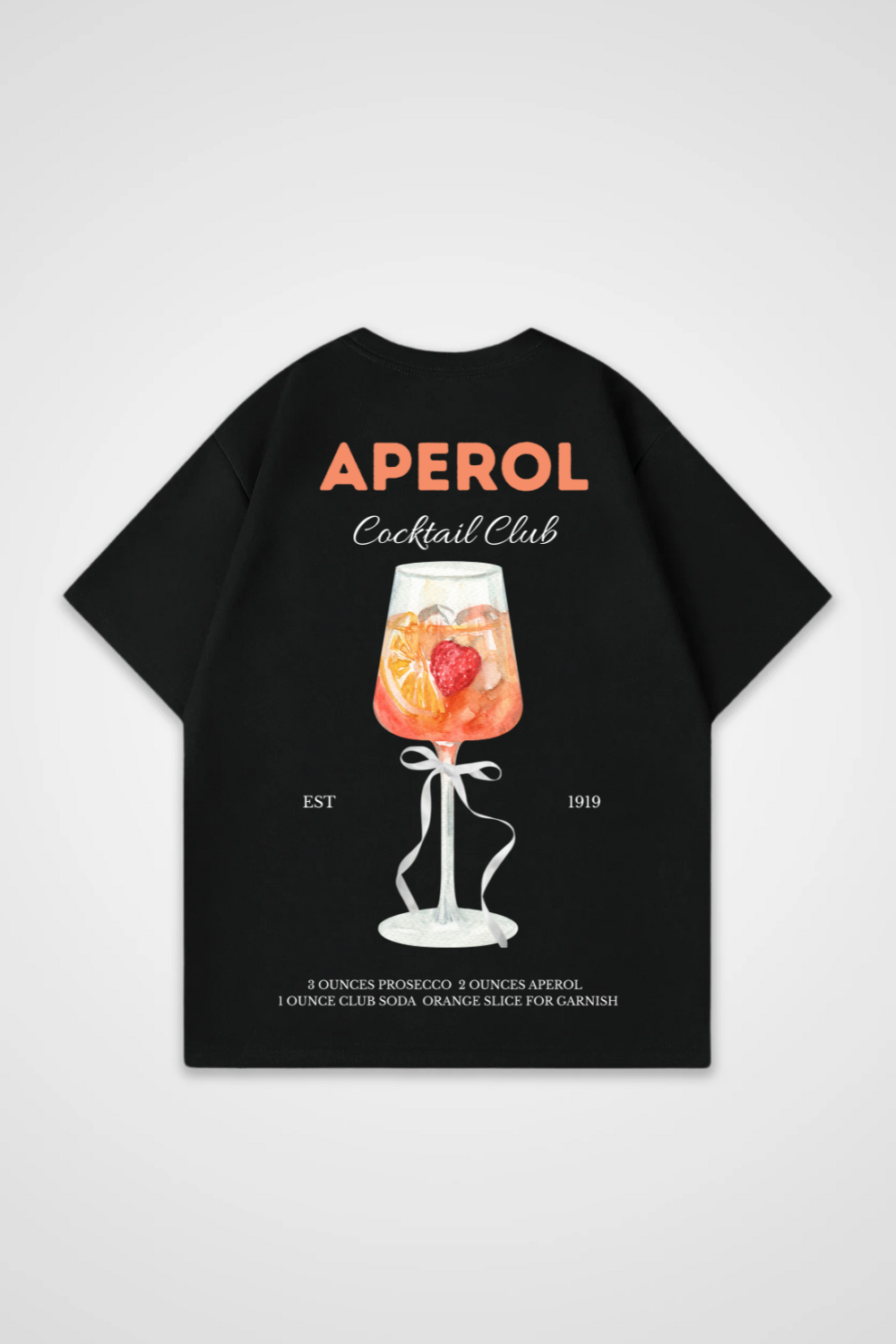 Aperol Cocktail Club Oversized Shirt