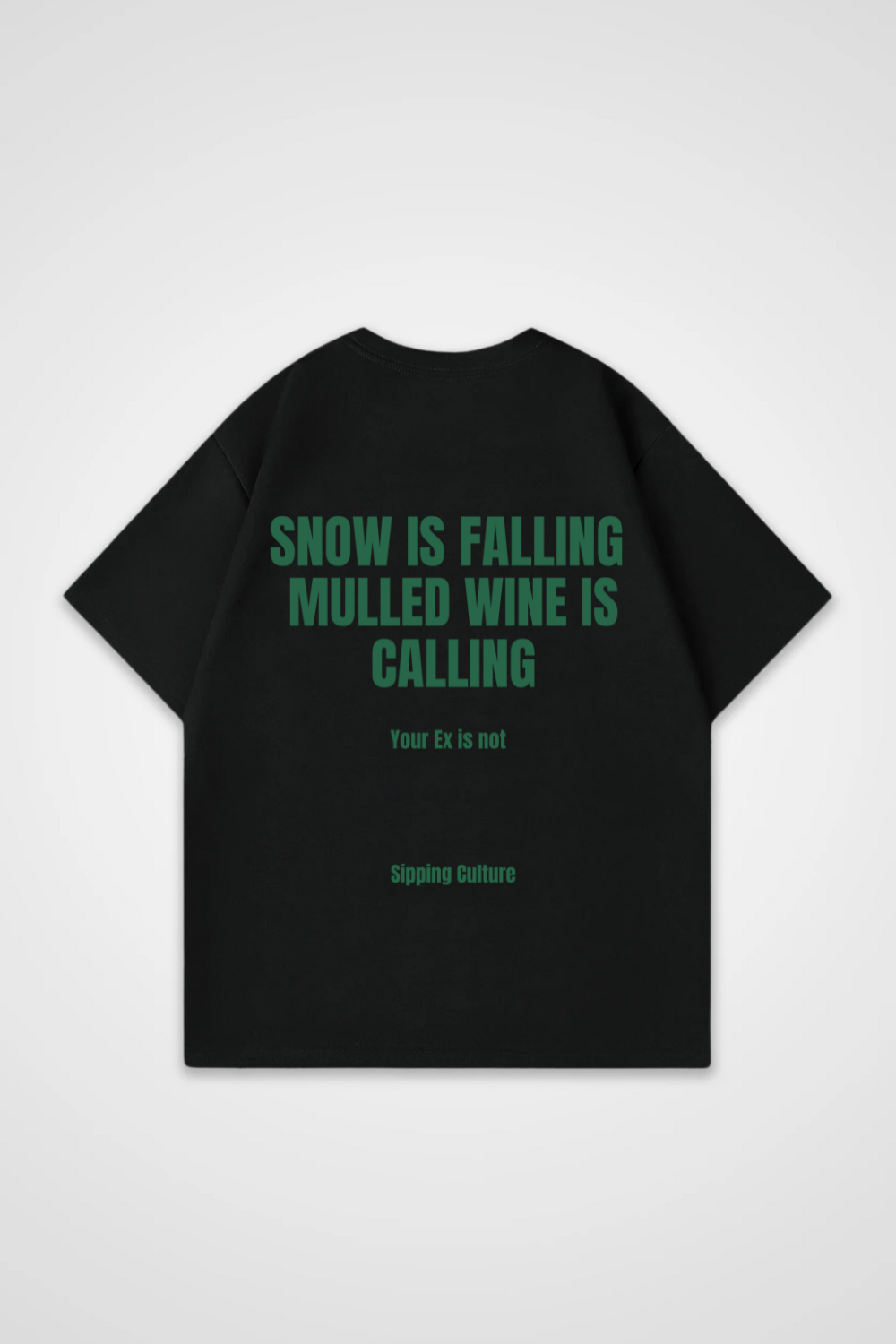 Snow is Falling Oversized Shirt