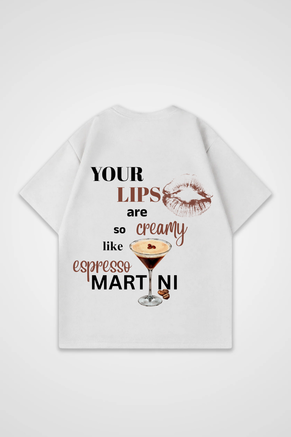 Creamy Lips Oversized Shirt