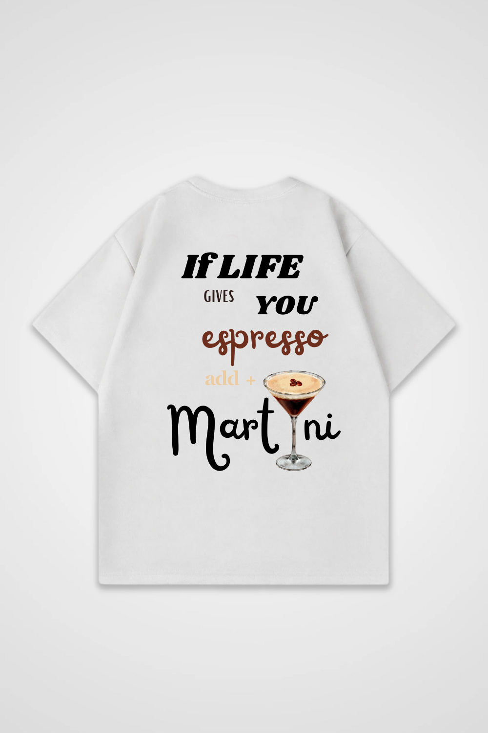 Add Martini Oversized Shirt