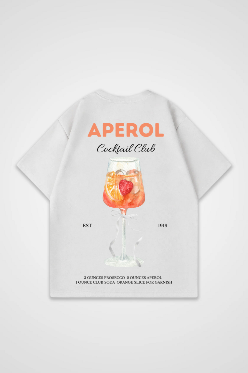 Aperol Cocktail Club Oversized Shirt