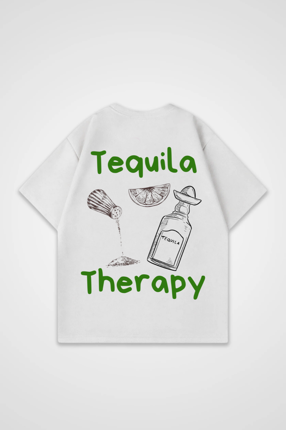 Tequila Therapy Oversized Shirt