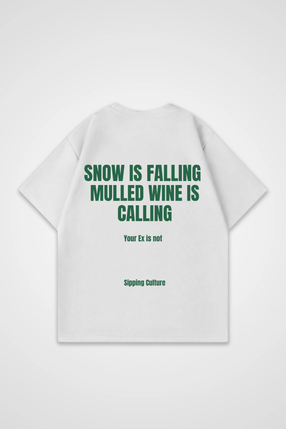 Snow is Falling Oversized Shirt