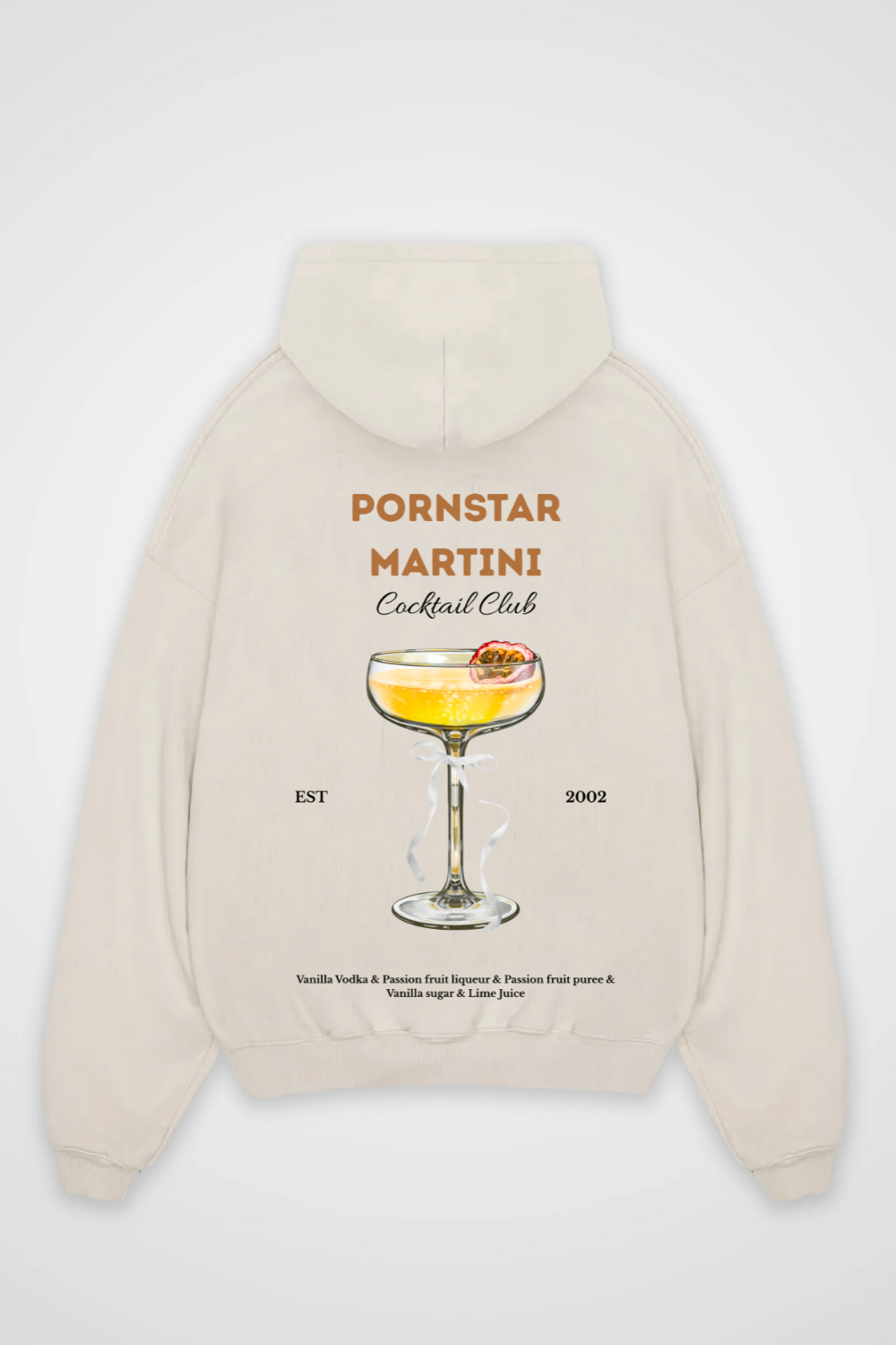 Pornstar Martini Cocktail Club Oversized Hoodie