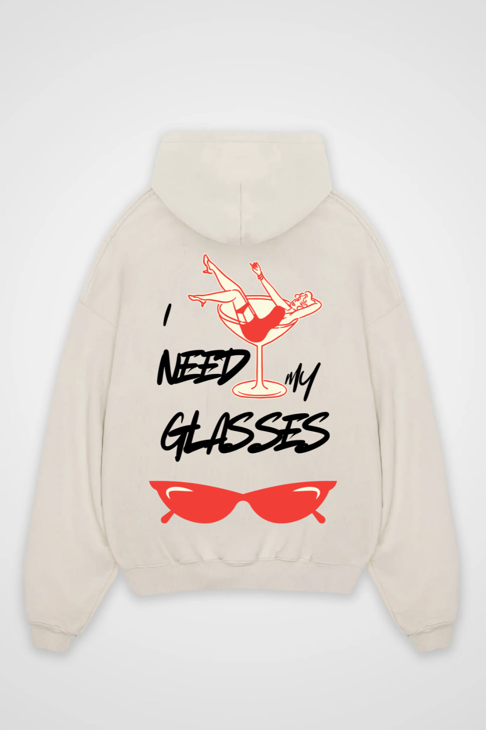 I need my Glasses Oversized Hoodie