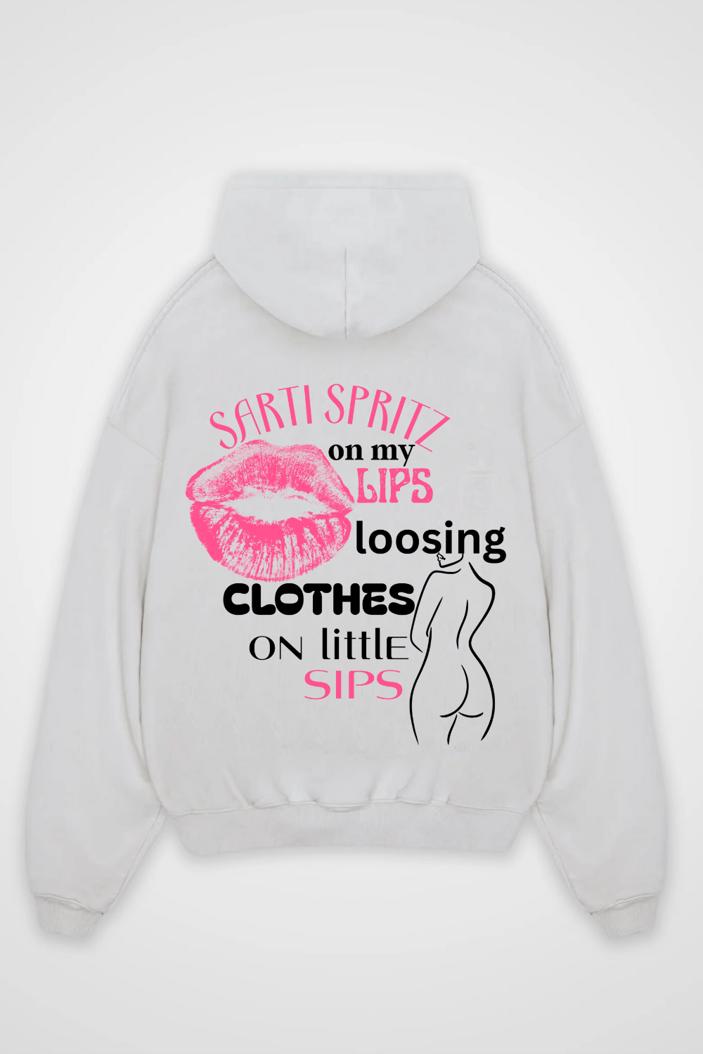 Sarti Spritz on my Lips Oversized Hoodie