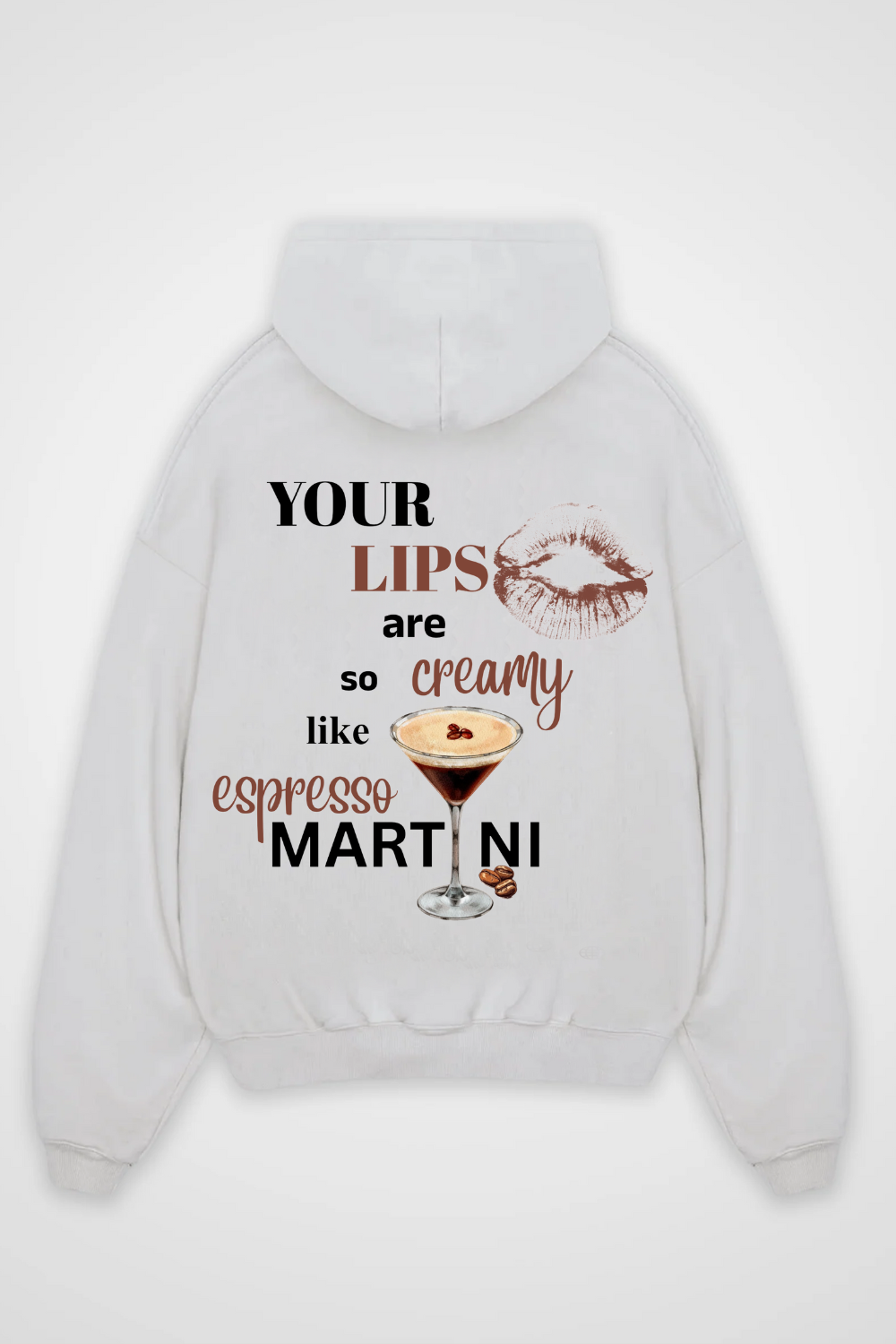 Creamy Lips Oversized Hoodie