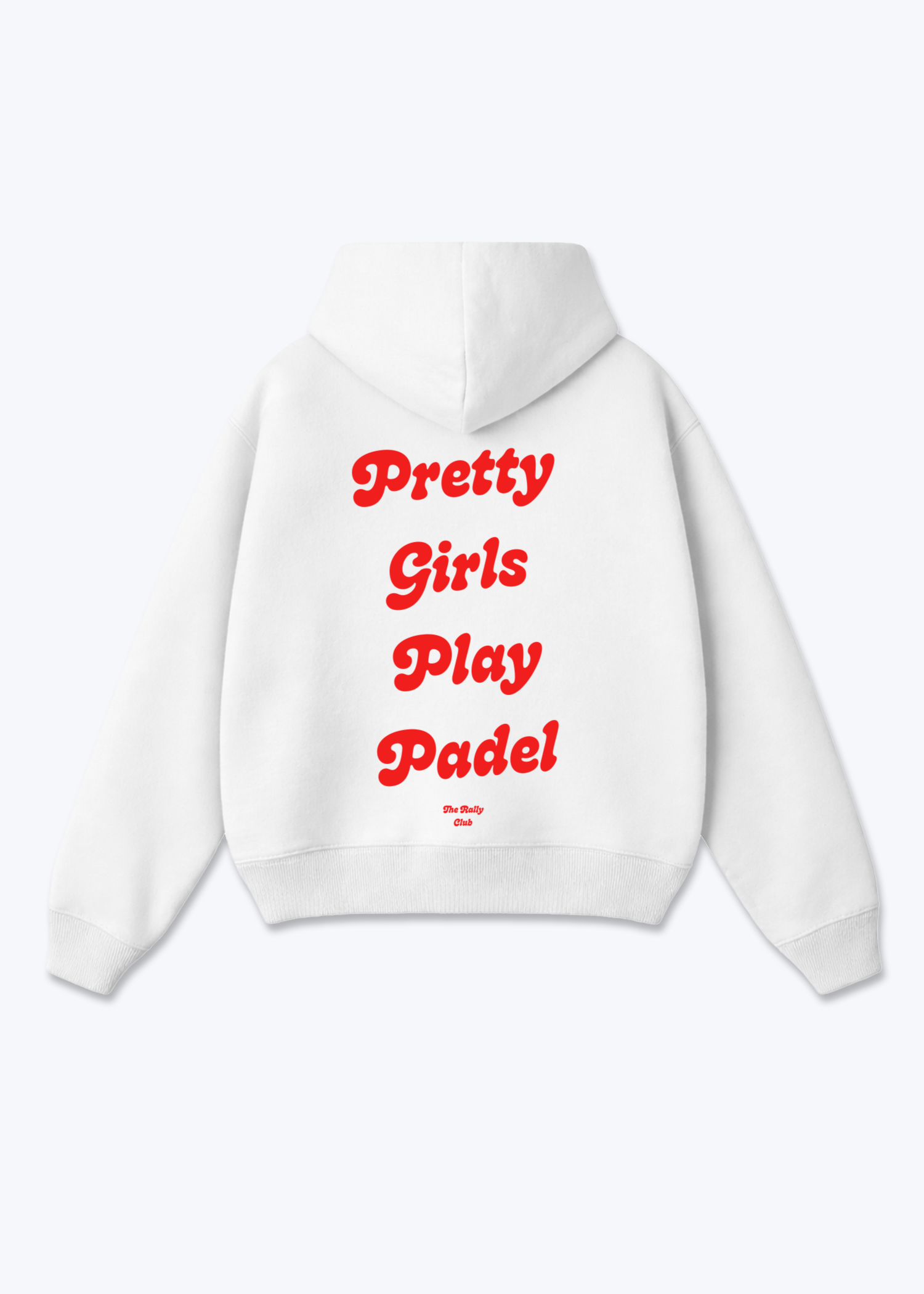 Pretty Girls Rot Oversized Hoodie - White Back (Designed)