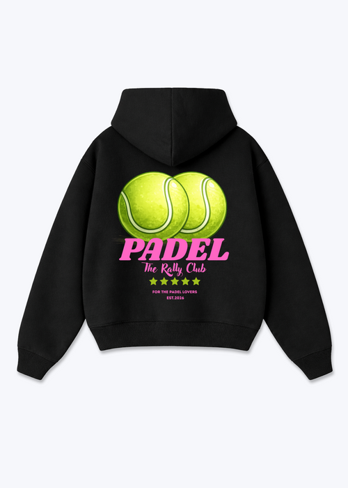Padel Oversized Hoodie - Black Back (Designed)