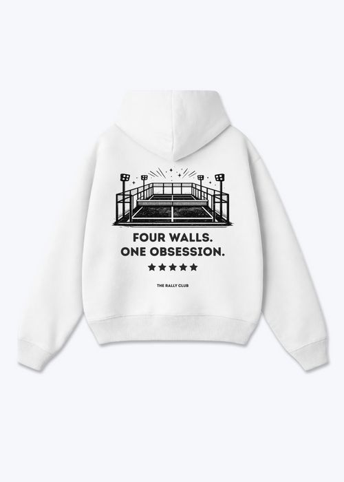 Four Walls Oversized Hoodie - White Back (Designed)