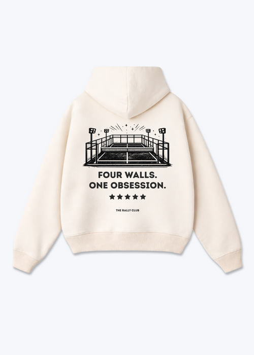 Four Walls Oversized Hoodie - Beige Back (Designed)