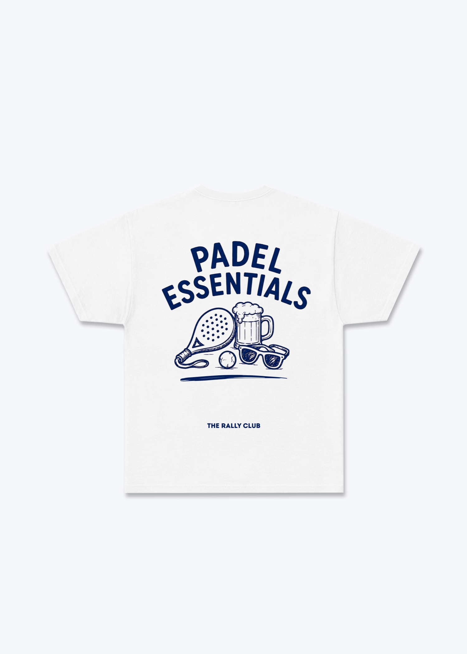 Padel Essentials Regular Shirt - White Back (Designed)