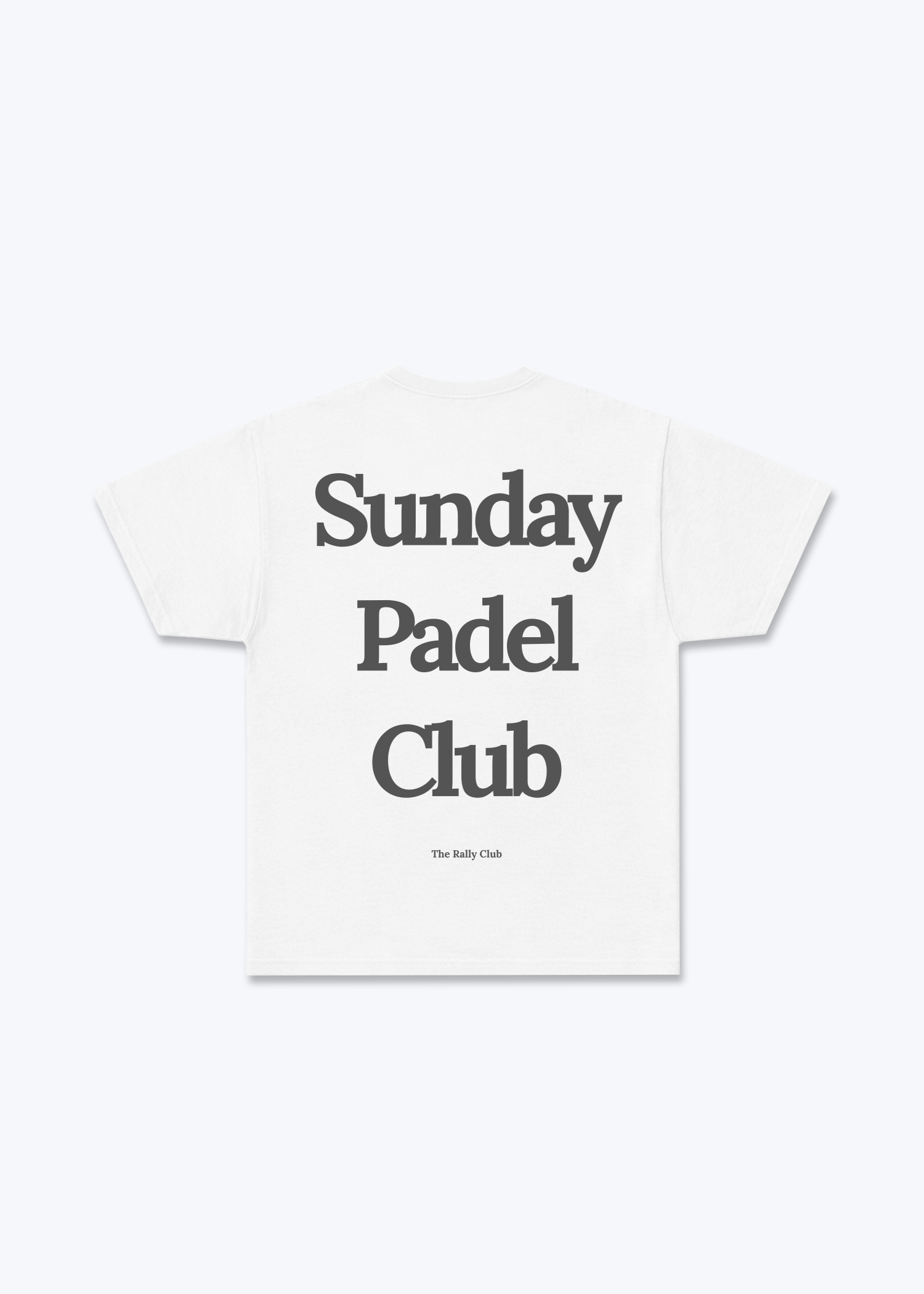 Sunday Padel club Regular Shirt - White Back (Designed)